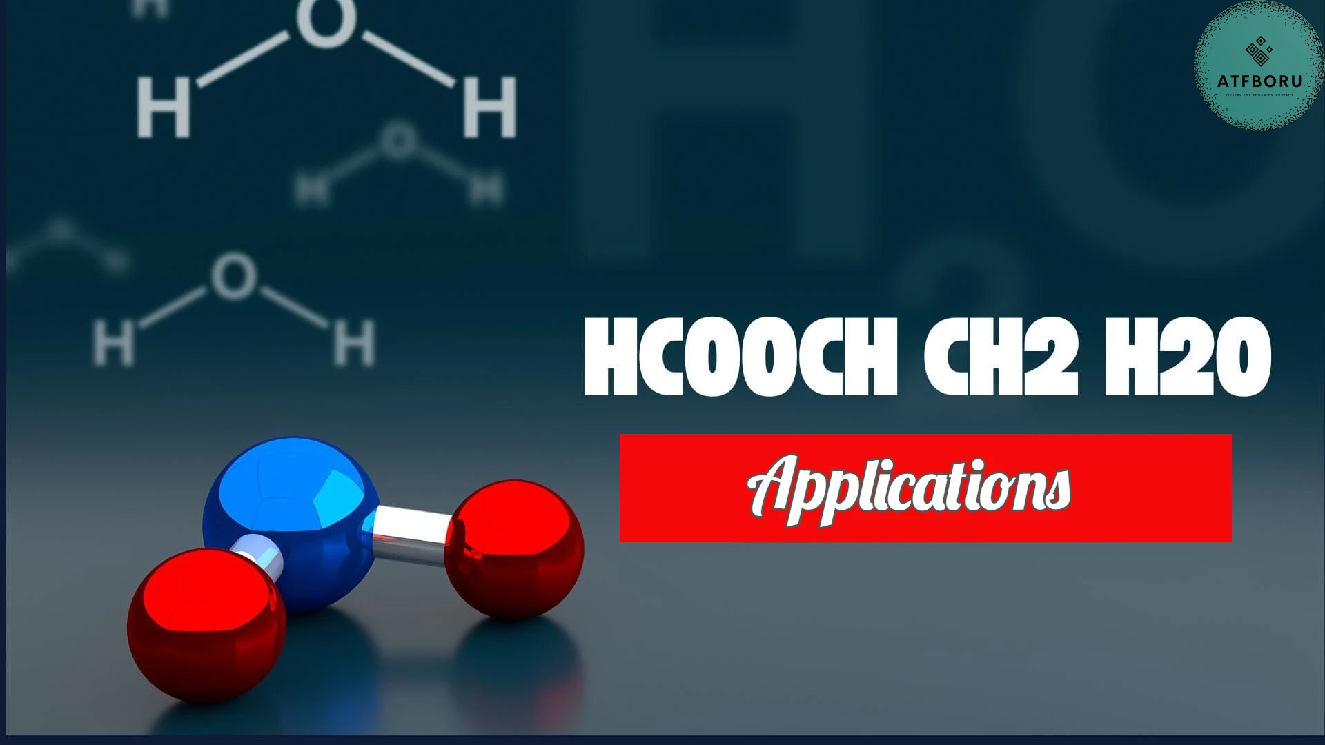 Applications of HCOOCH CH2 H2O